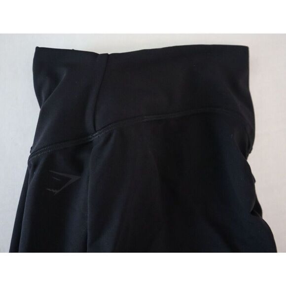 Gymshark B6A4D-BB2J-S-AM2 Women's Sz S Black High-Waisted Ruched Leggings - Picture 5 of 11